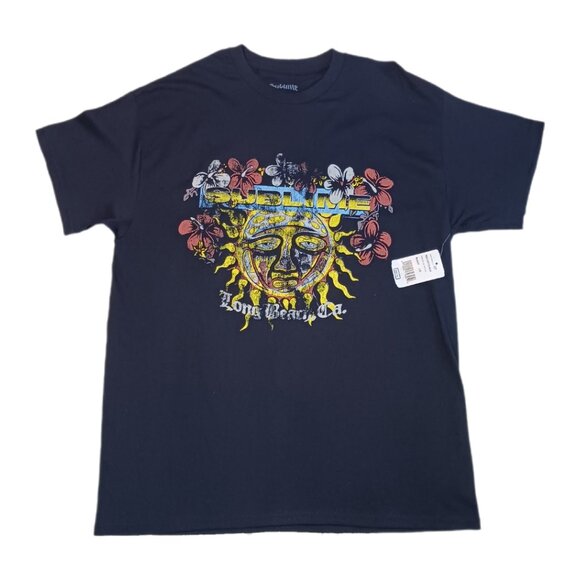 Sublime 40 Oz. To Freedom Mens Large T Shirt Black Short Sleeve Long Beach Ca. - Picture 6 of 8